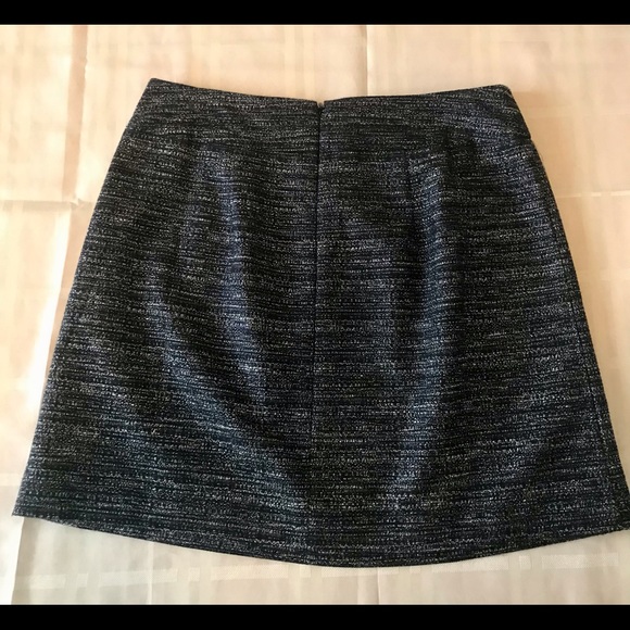 A-line skirt - black and silver - size 10 - Picture 5 of 5